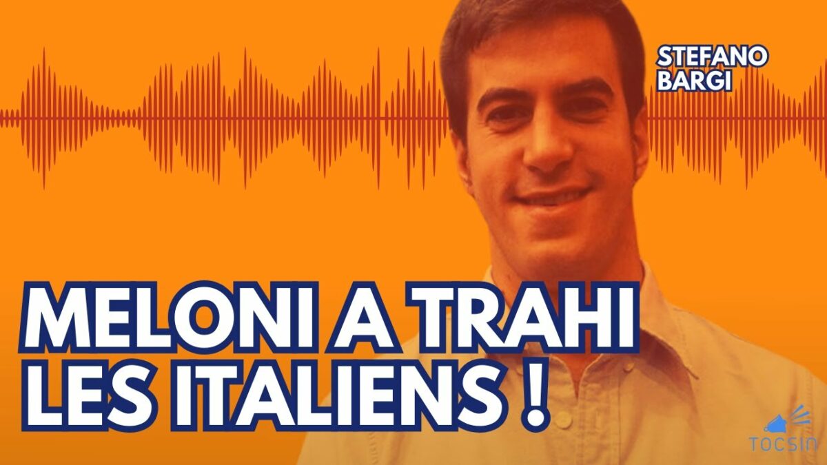 Exclusif : un candidat italien souverainiste témoigne pour Tocsin – Stefano Bargi