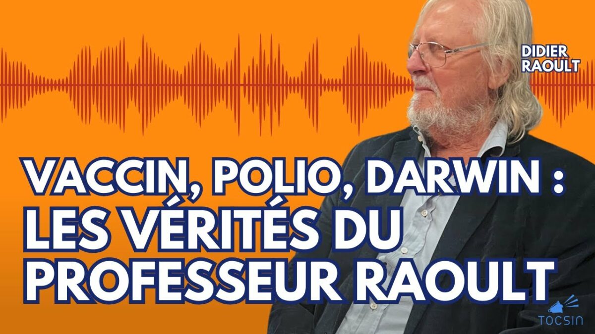 Explosif : le professeur Raoult balaie la théorie de l’évolution !